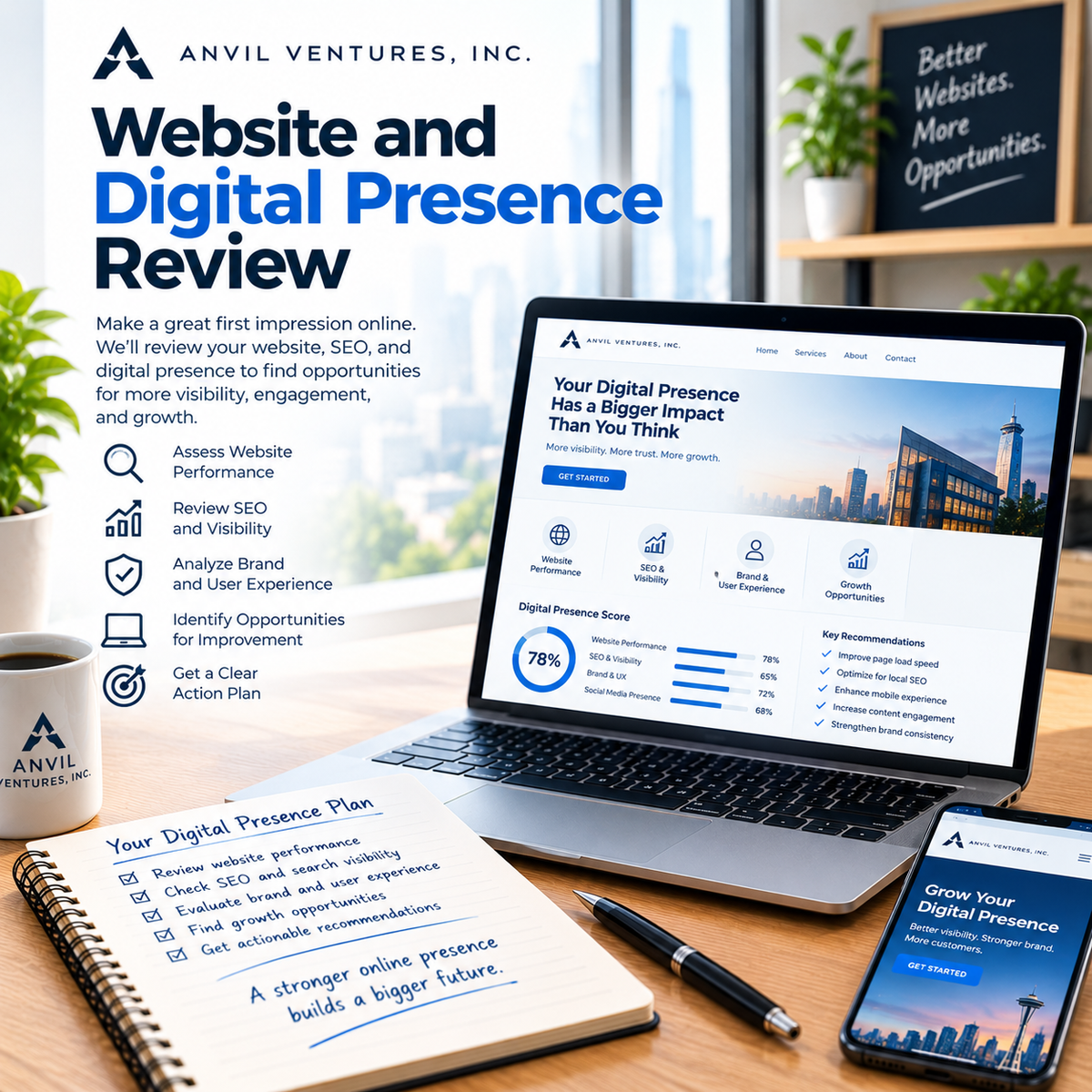Website and Digital Presence Review