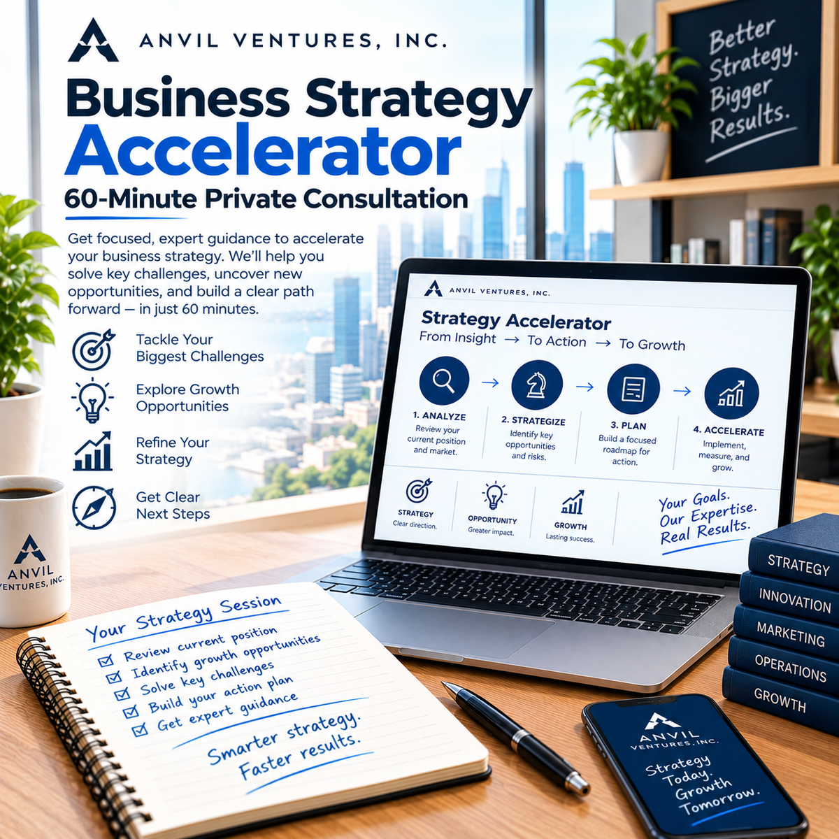 Business Strategy Accelerator - 60-Minute Private Consultation